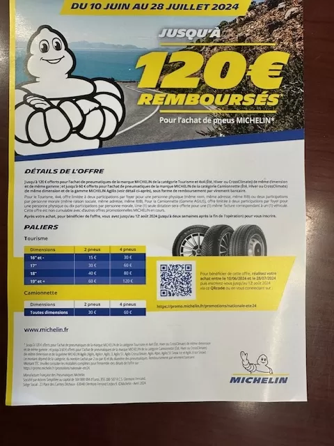 jusqu'à 120€ remboursés